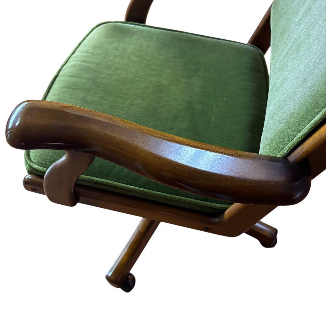 karimoku カリモク コロニアル デスクチェア キャスター付 回転