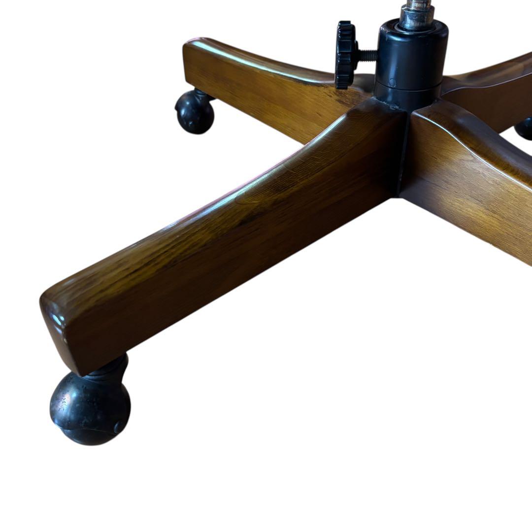 karimoku カリモク コロニアル デスクチェア キャスター付 回転