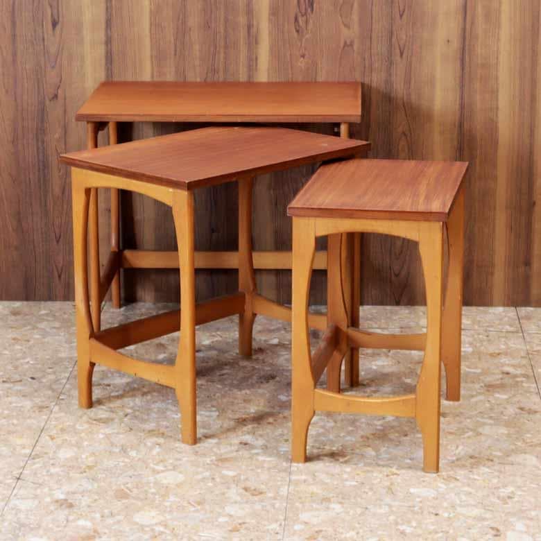 ネストテーブル 3Pセット チーク ヴィンテージ イギリス ミッドセンチュリー