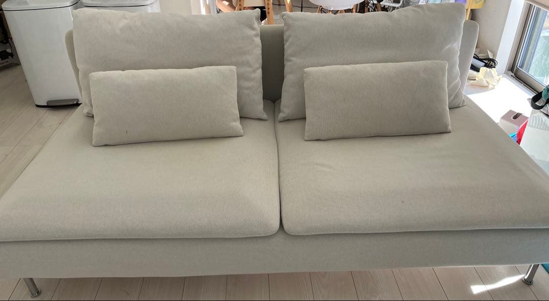 IKEA ソーデルハムン ヴィーアルプ 3人掛けソファ