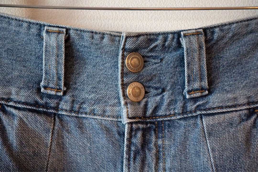 SOMETHING TLEB BALLOON DENIM /カーブデニムパンツ