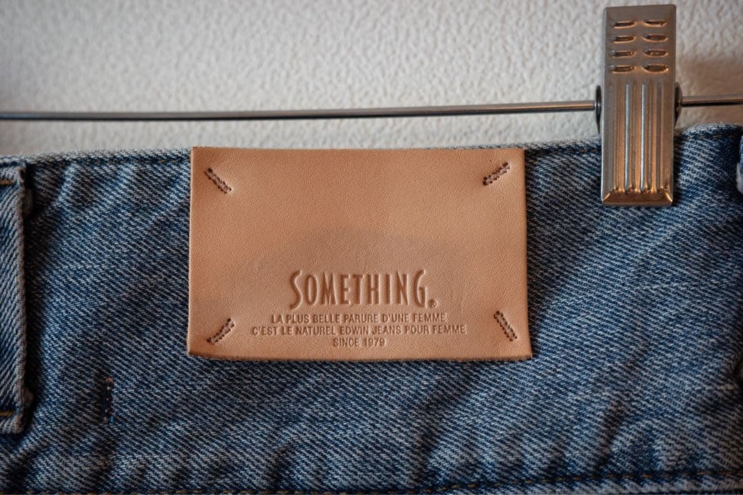 SOMETHING TLEB BALLOON DENIM /カーブデニムパンツ