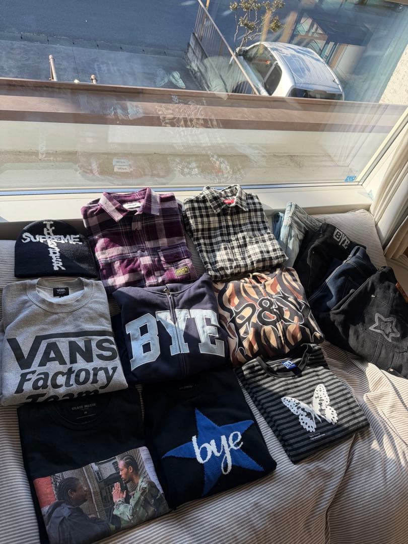 トップス bye jeremy skate muzik punkandyo supreme