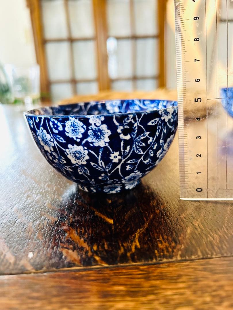 BURLEIGH CALICO/シュガーボウル S /バーレイ ブルーキャリコ