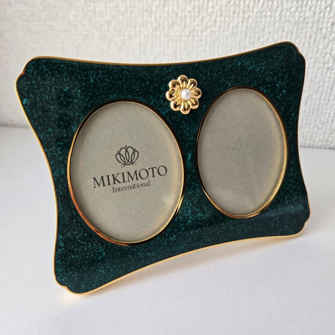 d*i様 【美品】MIKIMOTO クリスタルラッカー フォトフレーム グリーン