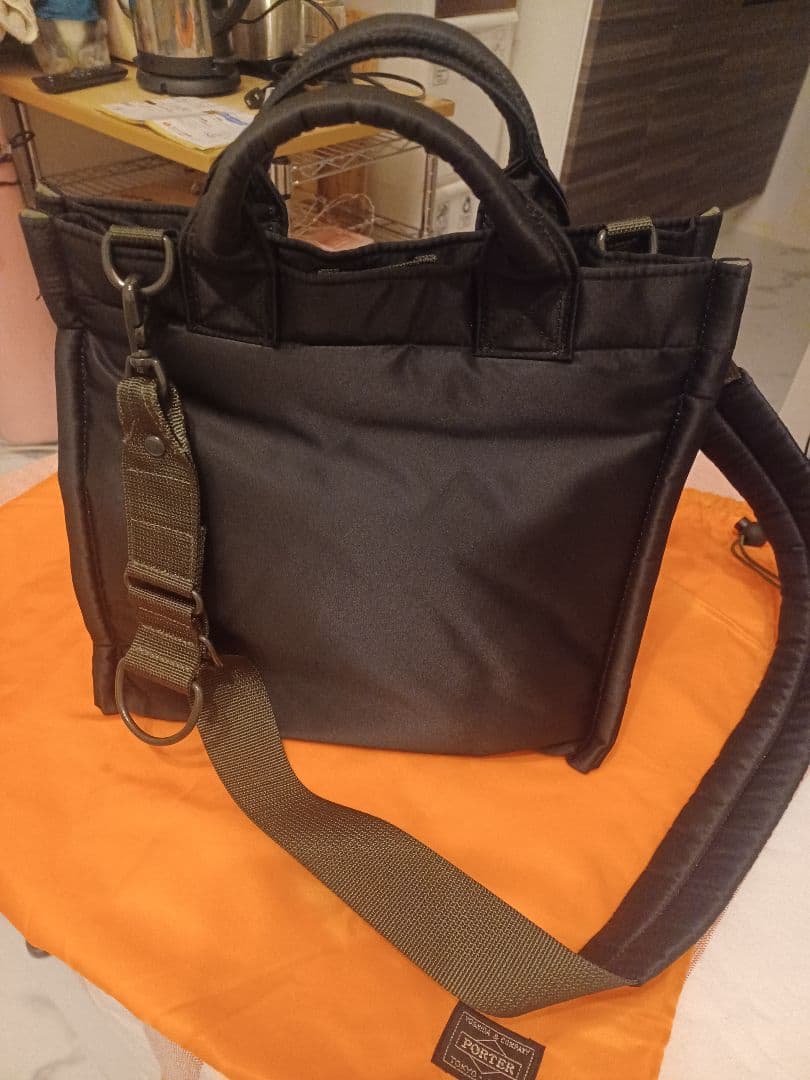 美品！発売即完売モデル！PORTER /PX TANKERブラックトートバック