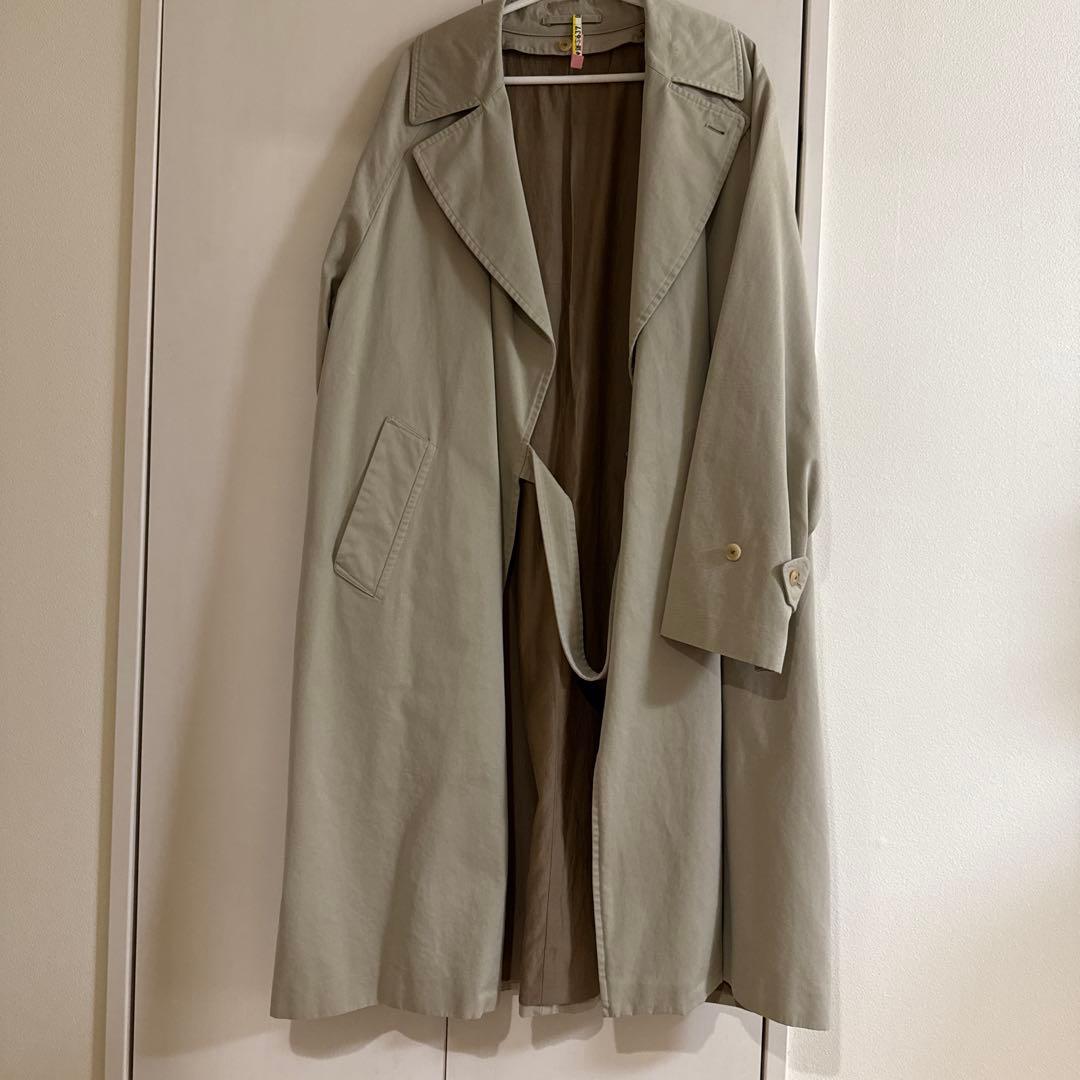 COMOLI 21aw ウォッシュドタイロッケンコート size3