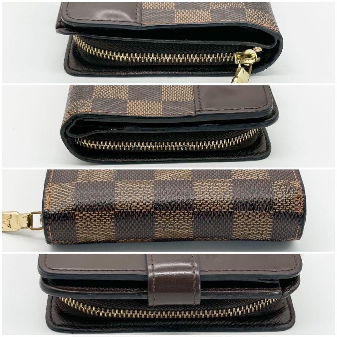 ルイヴィトン コンパクトジップ ダミエ 二つ折り ミニ スモール