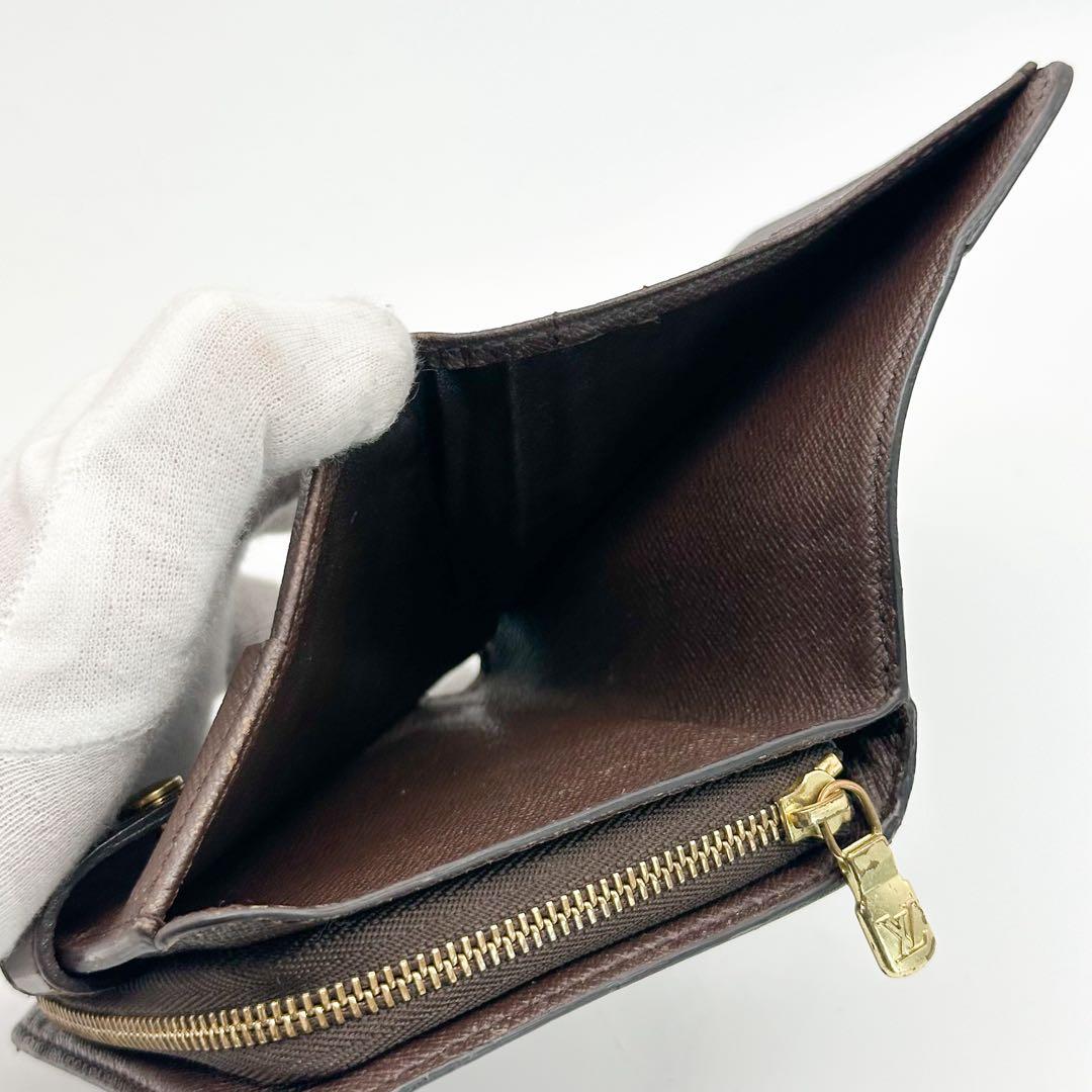 ルイヴィトン コンパクトジップ ダミエ 二つ折り ミニ スモール