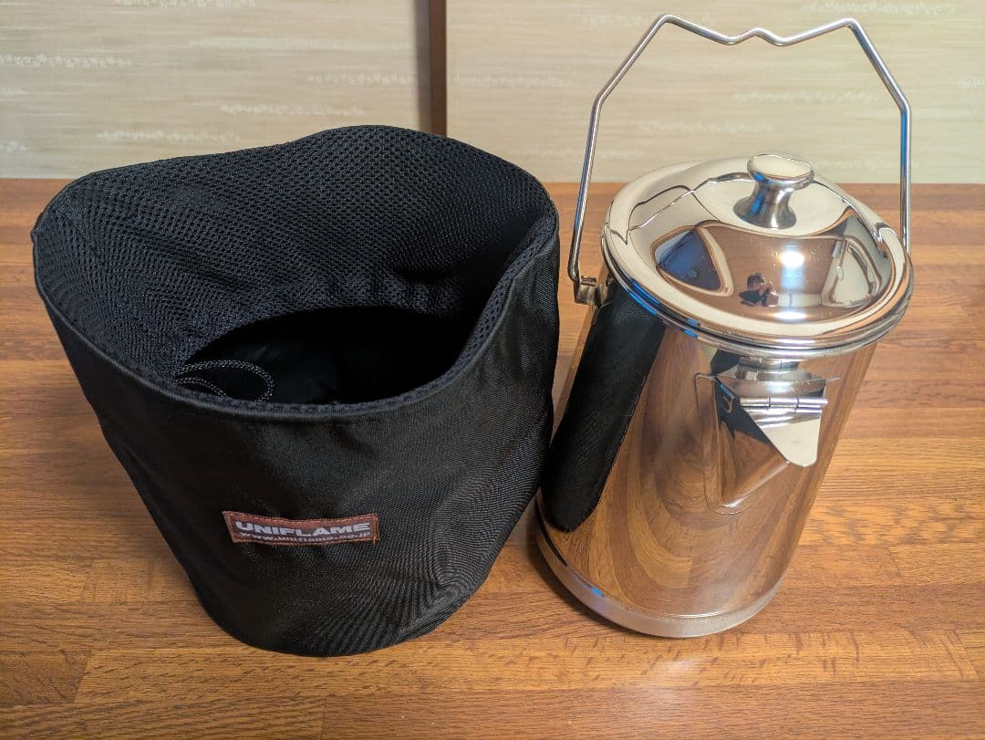 ユニフレーム キャンプケトル ジャンボ と 収納ケースのセット