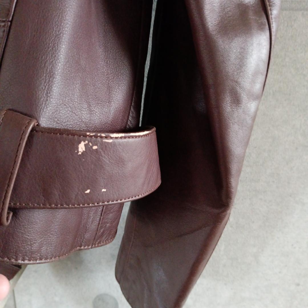 BURBERRY BLACK LABELライダースジケット 牛革 X2775