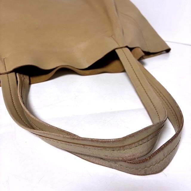 希少✨セリーヌ ホリゾンタルカバ 旧ロゴ トートバッグ レザー ベージュ 大容量