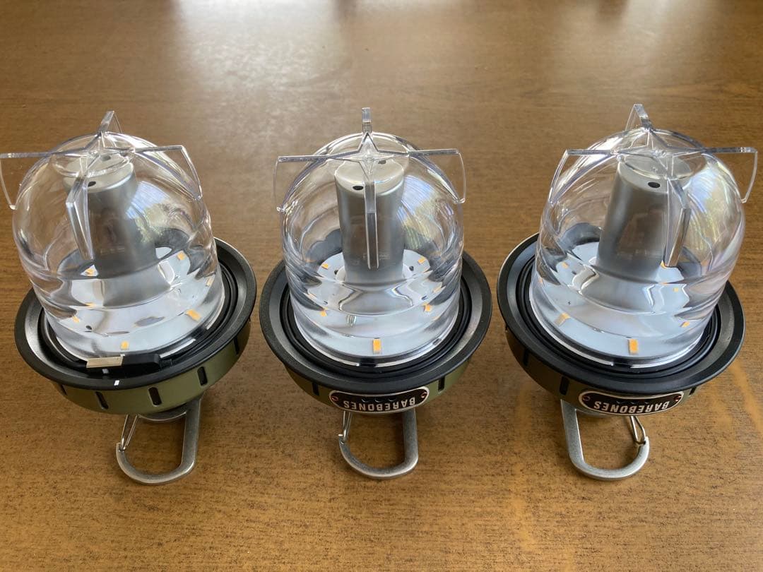 BAREBONES ビーコンライト　オリーブ　3個