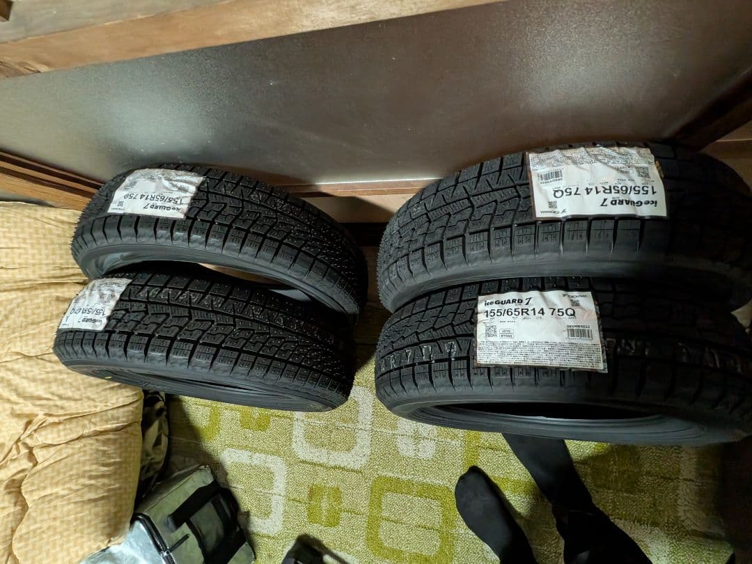 パ*カ様 YOKOHAMA iceGUARD7 スタッドレス 155/65R14