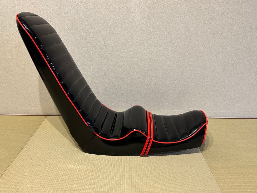 gs400 大川三段シート エナメルブラック/レッド 最終値下げ