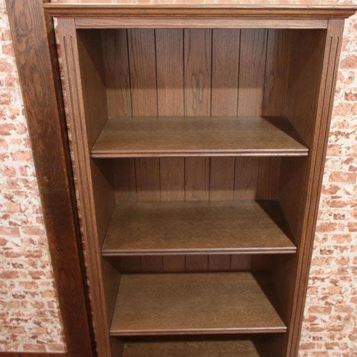 国産ブックシェルフ 本棚 幅88cm 木製シェルフ 引出付き 699-847