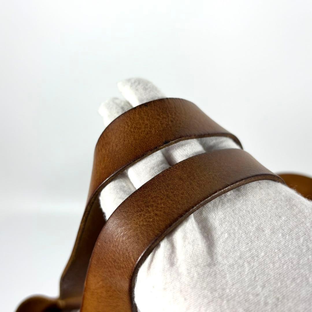 ✨希少 美品✨イルビゾンテ トートバッグ A4可 レザー ヤキヌメ ブラウン 茶