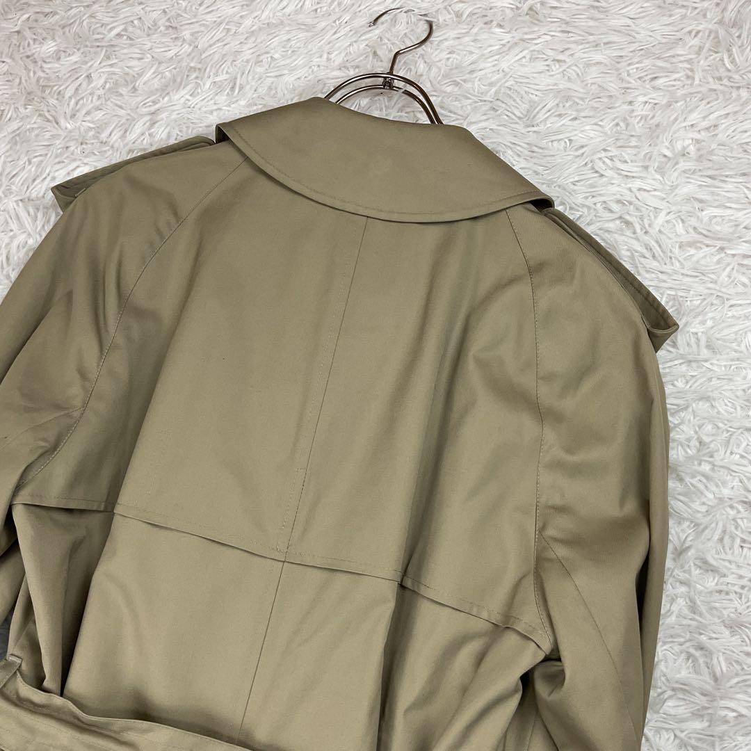 大きいサイズ✨L✨アクアスキュータム　トレンチコート　Aqua5　ベージュ　英国