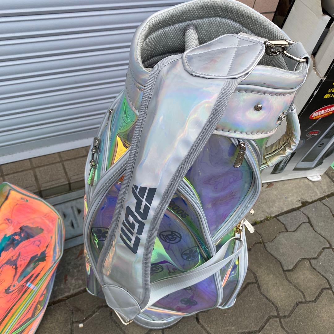 Mn様の専用ページ 新品未使用　虹色 透明ゴルフバッグ