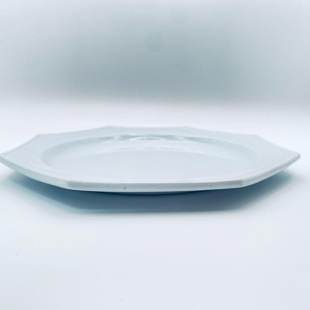 美品！クレイユモントロー　オクトゴナルプレート　平皿　フランスアンティーク