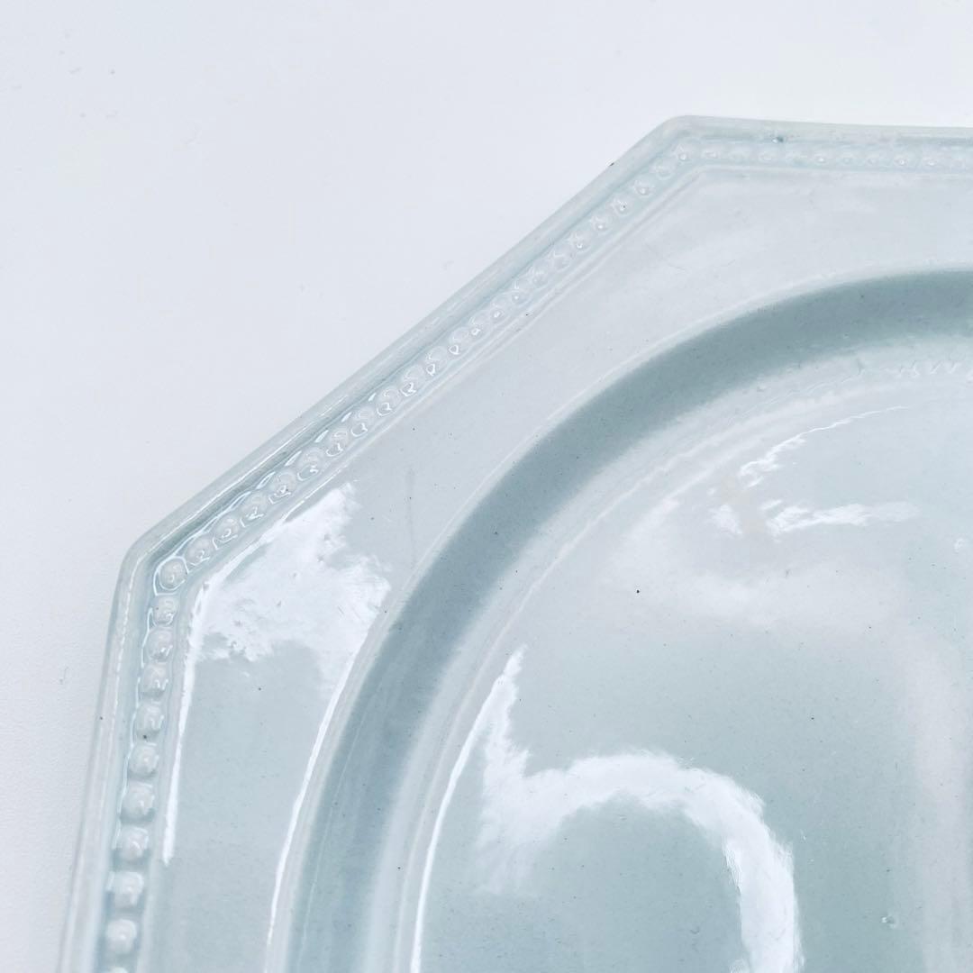 美品！クレイユモントロー　オクトゴナルプレート　平皿　フランスアンティーク