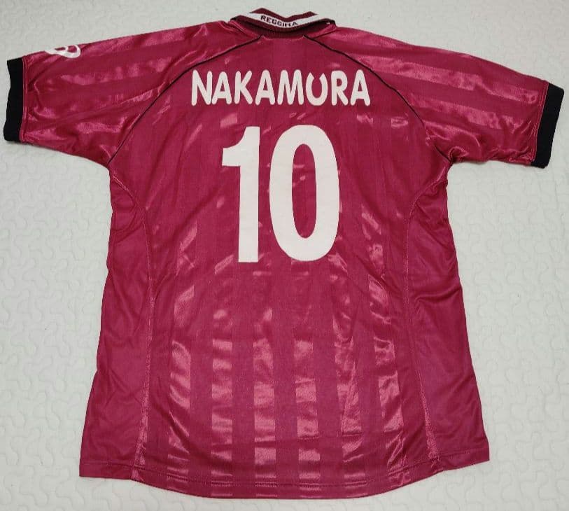 レッジーナ　ユニフォーム　中村俊輔　asics