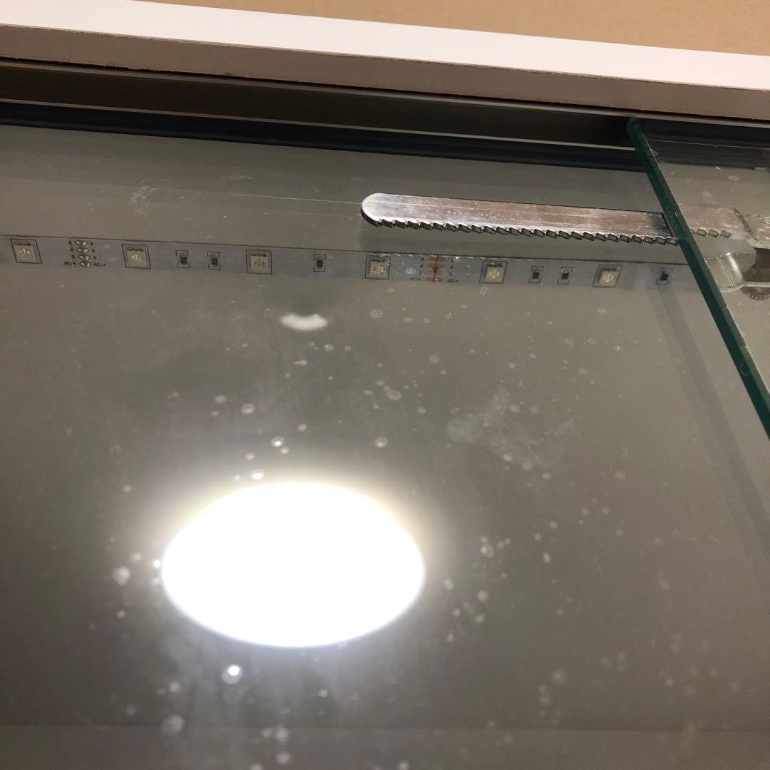 JAJAN フィギュアラック 引き戸タイプ 83×39×182 ホワイト