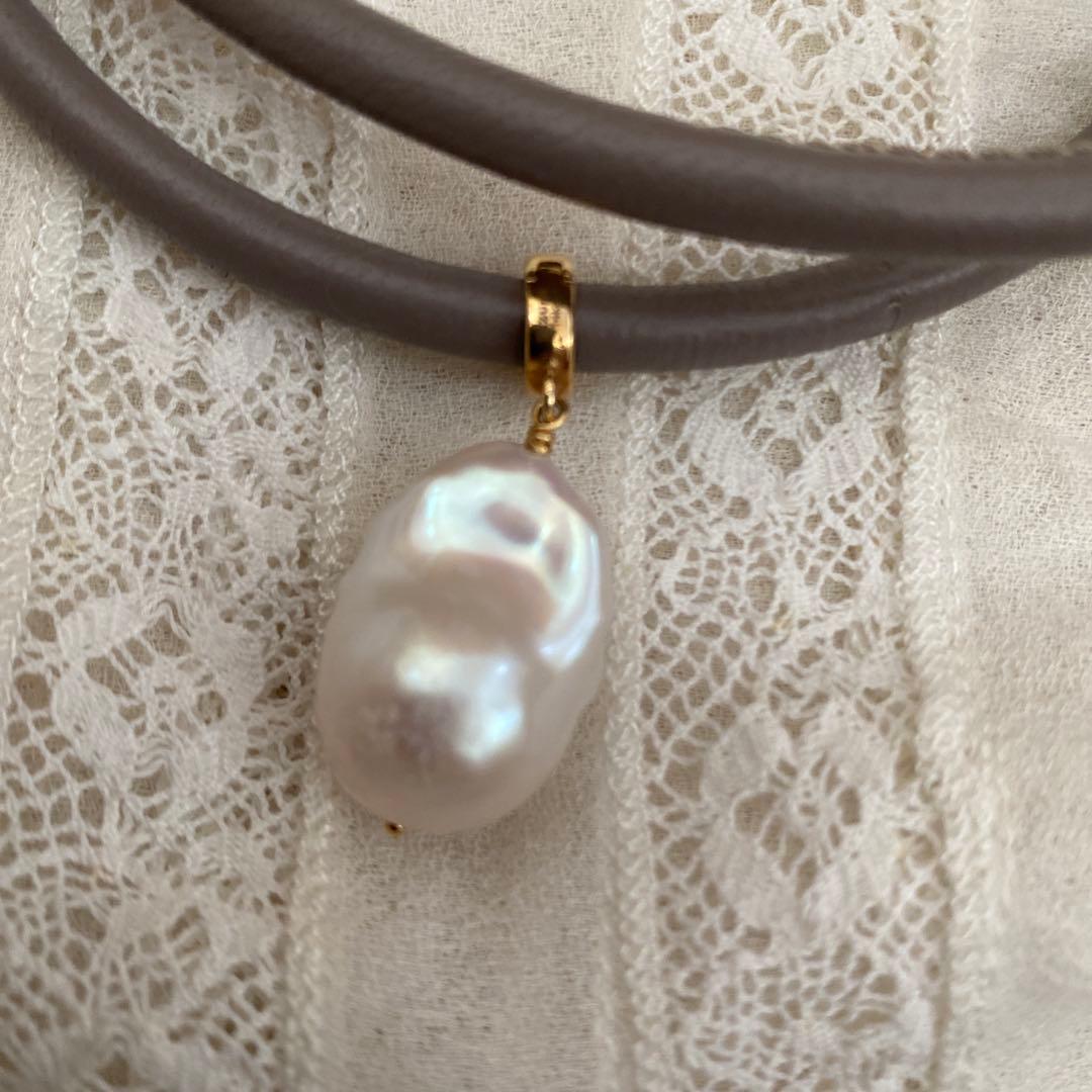 ロンハーマン購入　MIZUKI レザーブレスレット　トープ