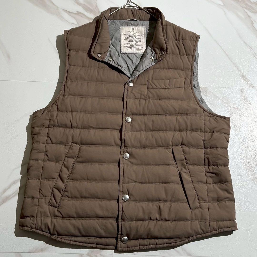 XLサイズ　ブルネロクチネリ　ダウンベスト　ライトダウン　キルティング