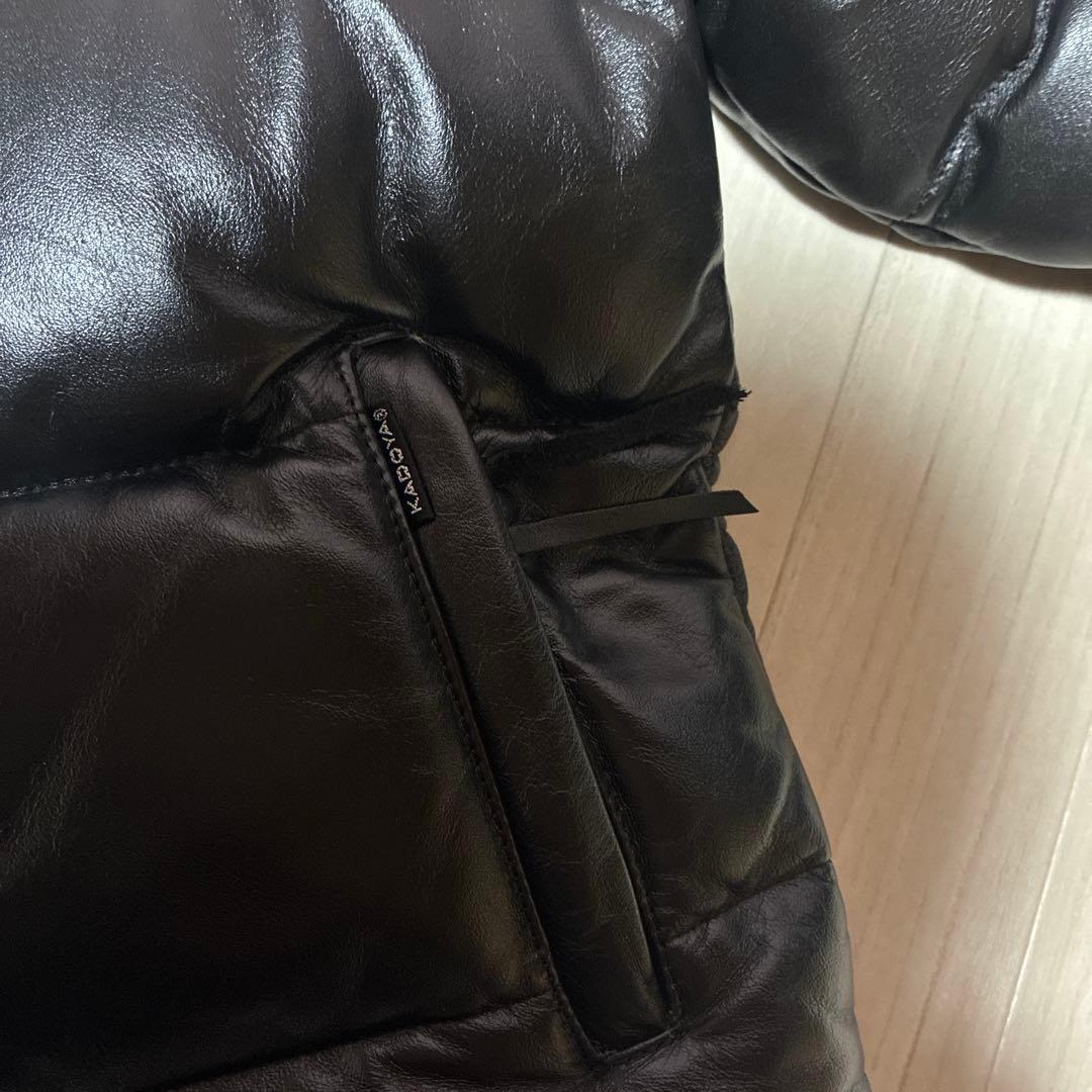 KADOYA ダウンジャケット　牛革　レディース