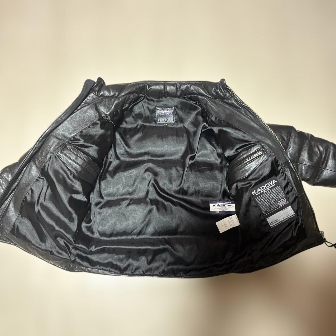 KADOYA ダウンジャケット　牛革　レディース