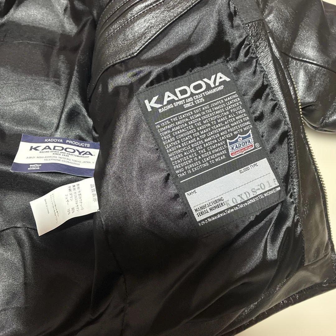 KADOYA ダウンジャケット　牛革　レディース