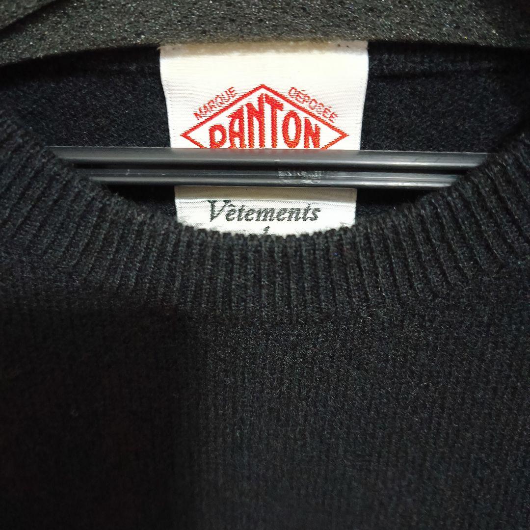 DANTON レディース ラムウール クルーネックニット