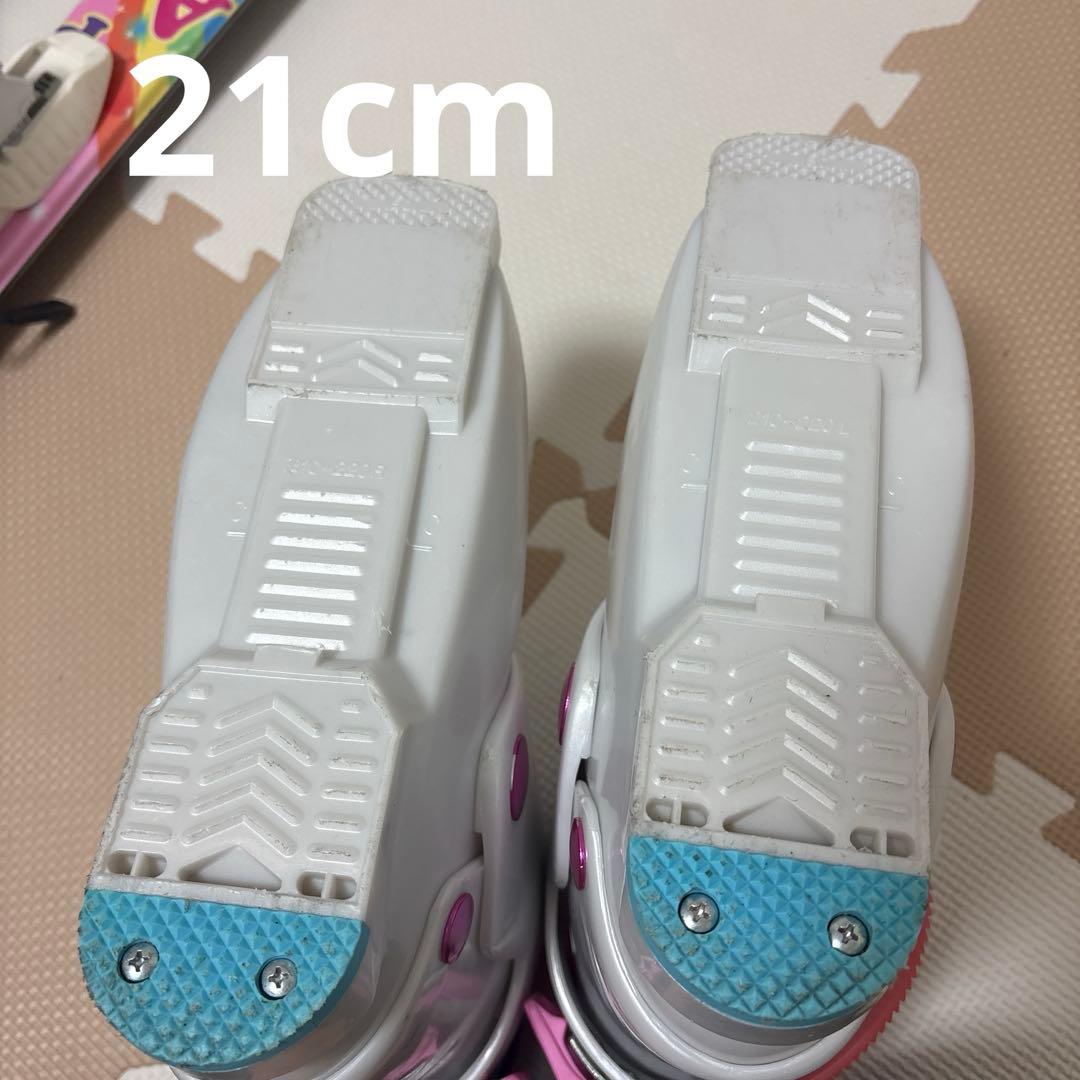 KAZAMA スキーセット106cm ROCKER ストック80cm ブーツ2足