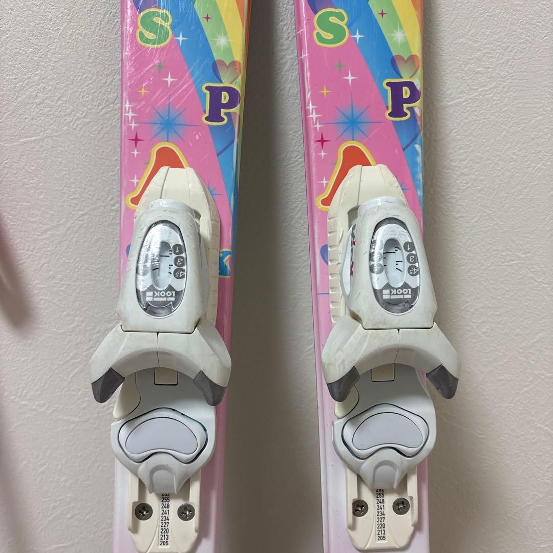 KAZAMA スキーセット106cm ROCKER ストック80cm ブーツ2足