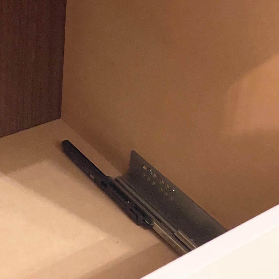 【美品】ニトリ キッチン収納カウンター 22年製 コンセント付き 木目調