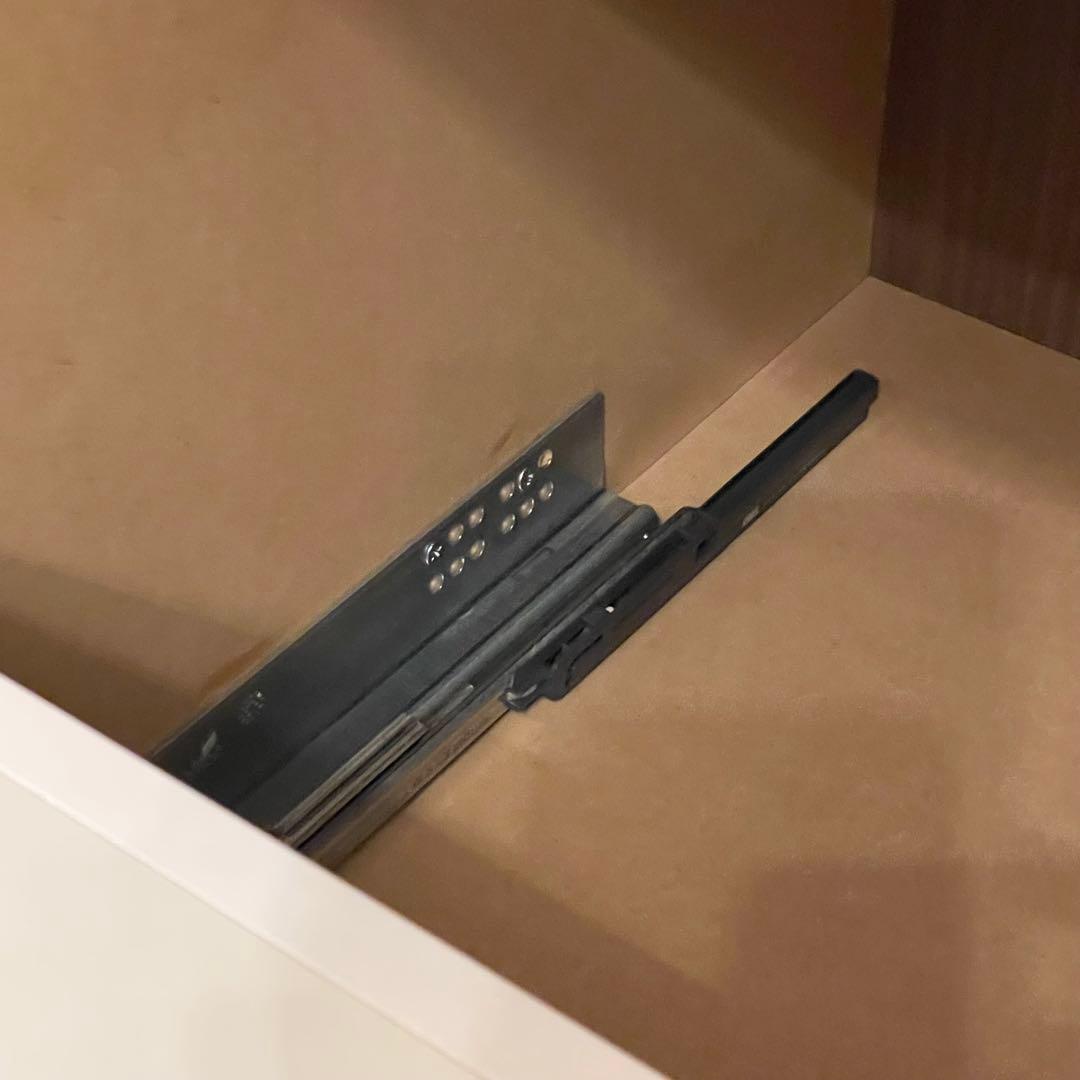 【美品】ニトリ キッチン収納カウンター 22年製 コンセント付き 木目調