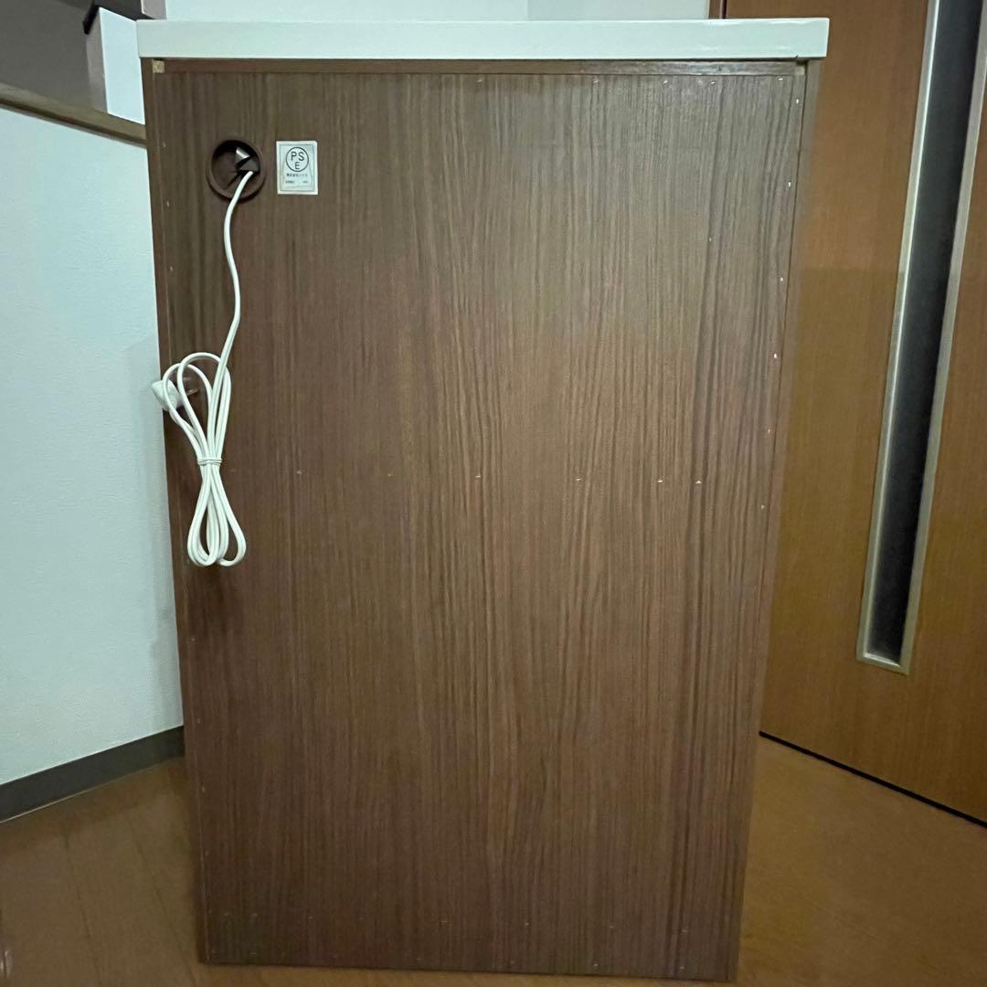 【美品】ニトリ キッチン収納カウンター 22年製 コンセント付き 木目調