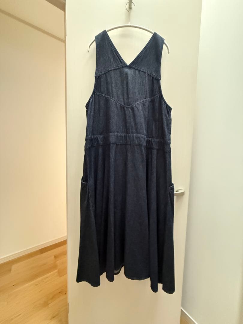 高城染工　ノースリーブカシュクールワンピース