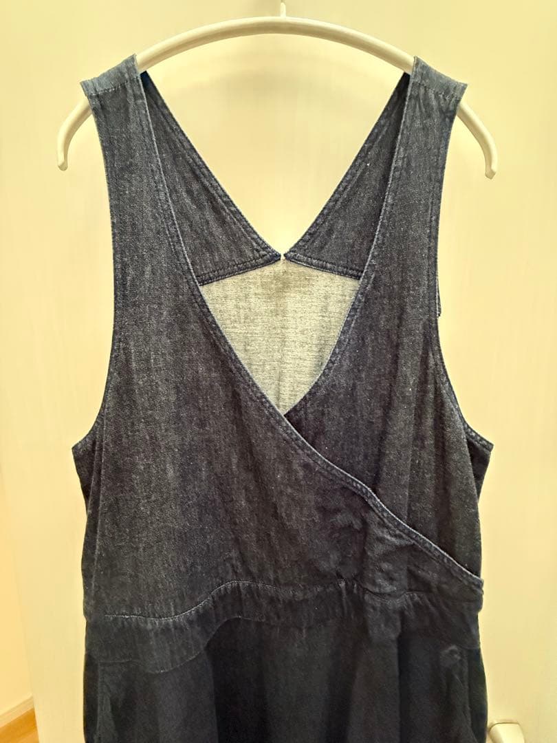 高城染工　ノースリーブカシュクールワンピース