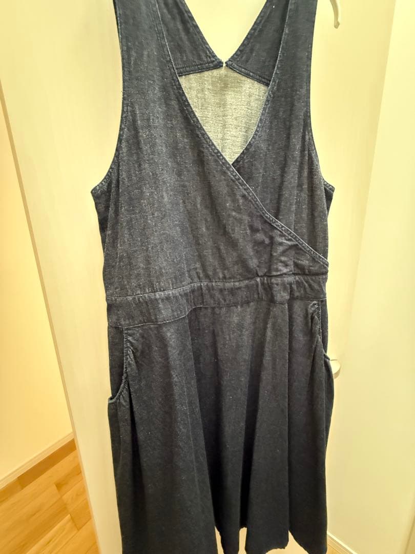 高城染工　ノースリーブカシュクールワンピース