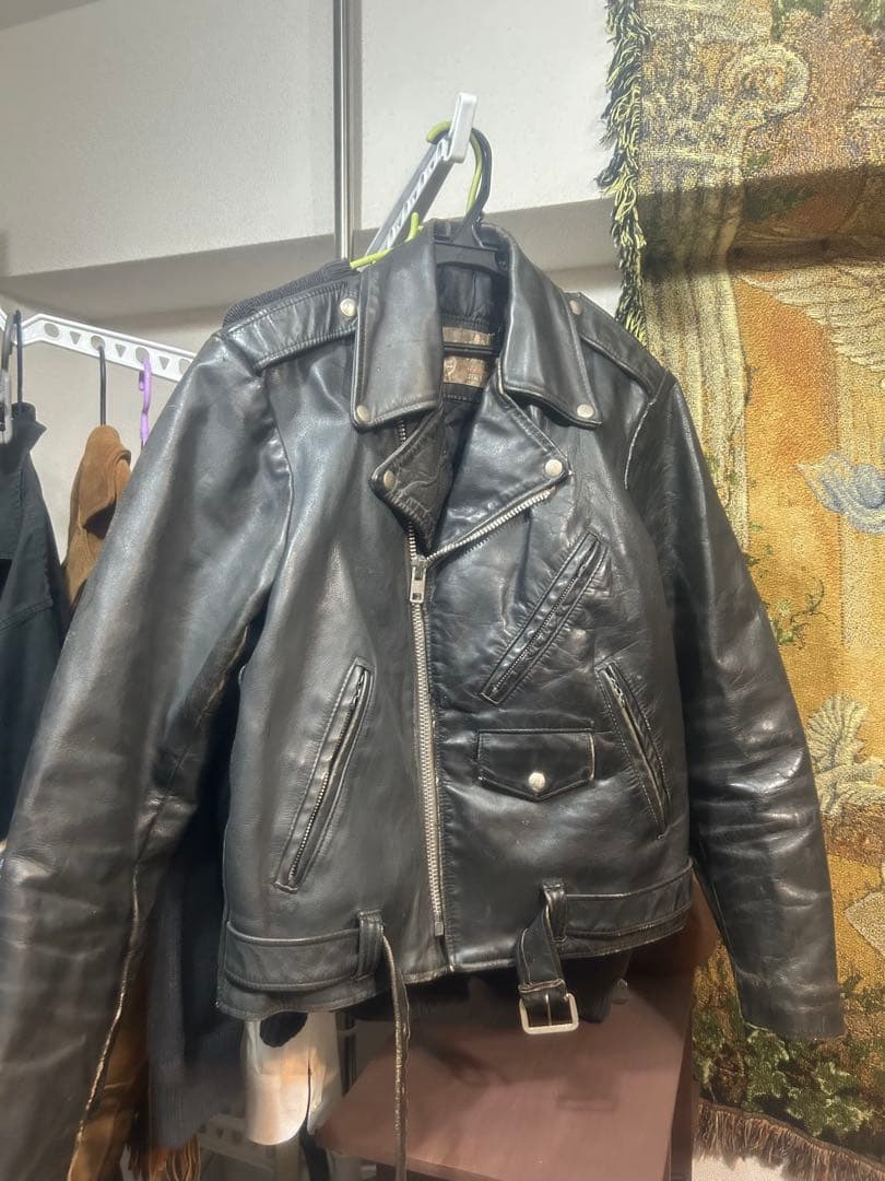 シ*ン様 60~70s Sears ダブルレザージャケット