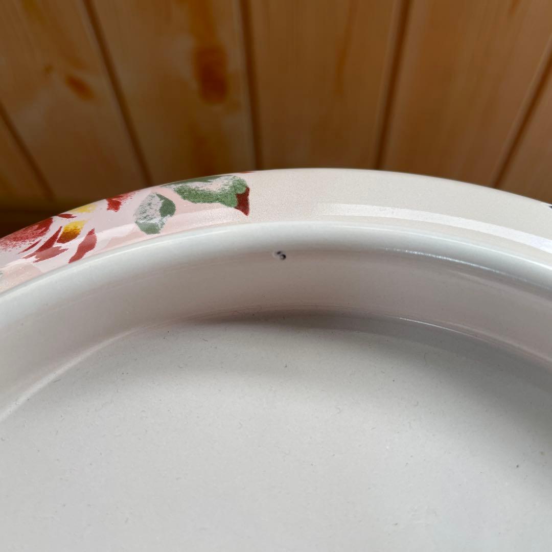 イマン　プリンセスローズ　トラッシュ缶　ホーロー