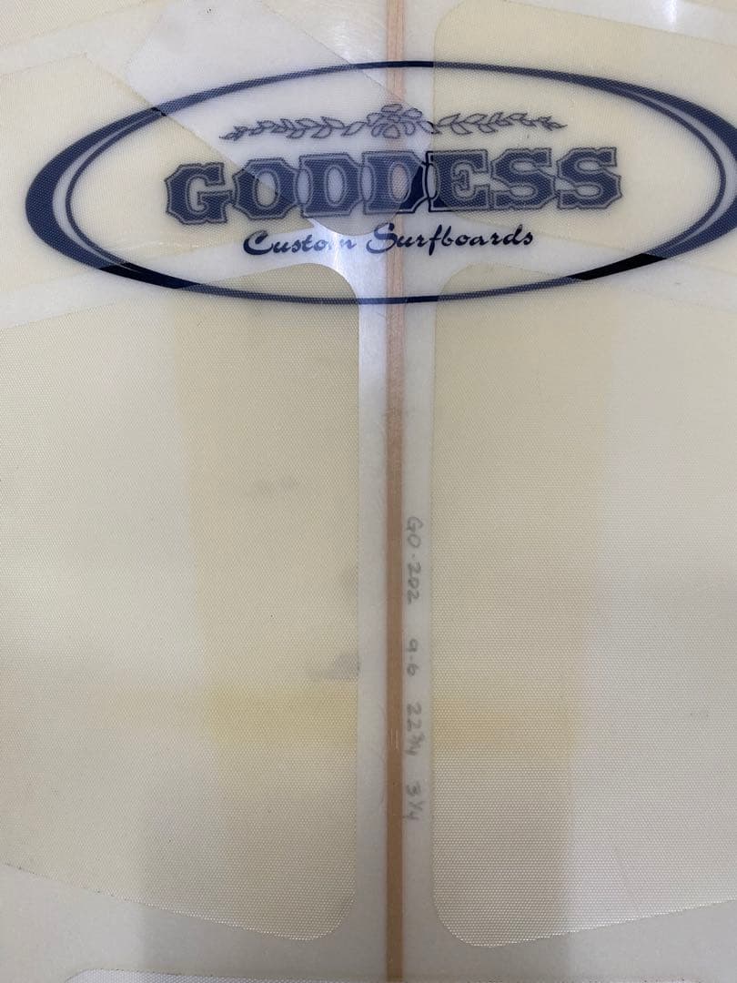\"湘南の老舗GODDESSCustomsurf Boards 9,6f\"送料込み