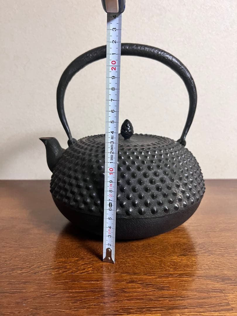 南部藩御用鋳物師　１６代鈴木盛久(成郎)作 鉄瓶