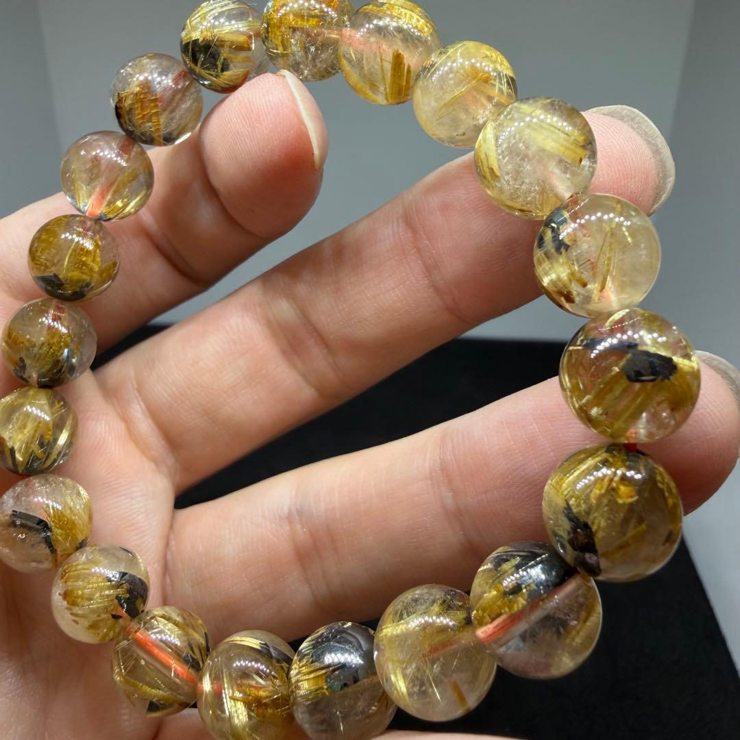 ◯075 太陽放射 ゴールド タイチン ルチル クォーツ◯