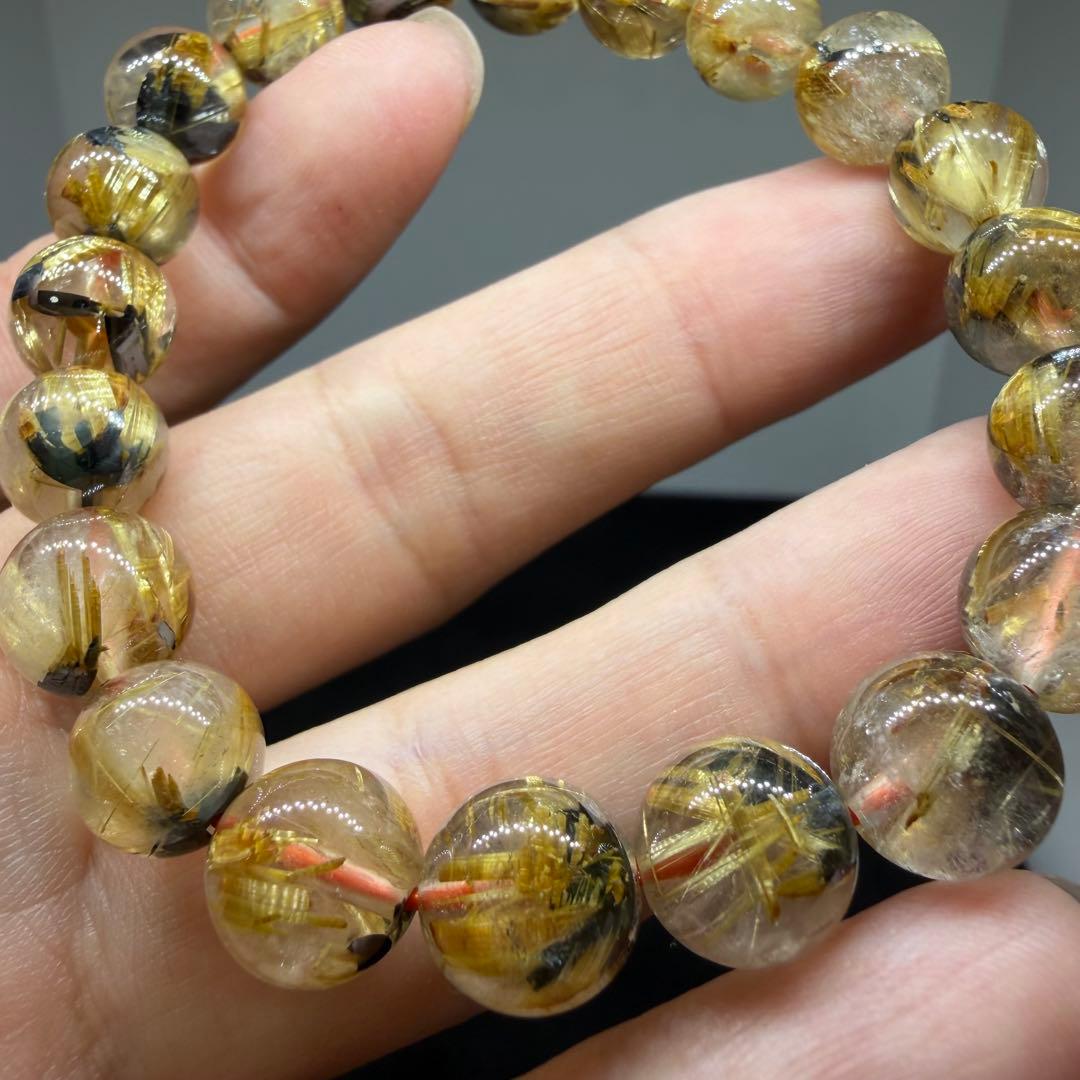 ◯075 太陽放射 ゴールド タイチン ルチル クォーツ◯