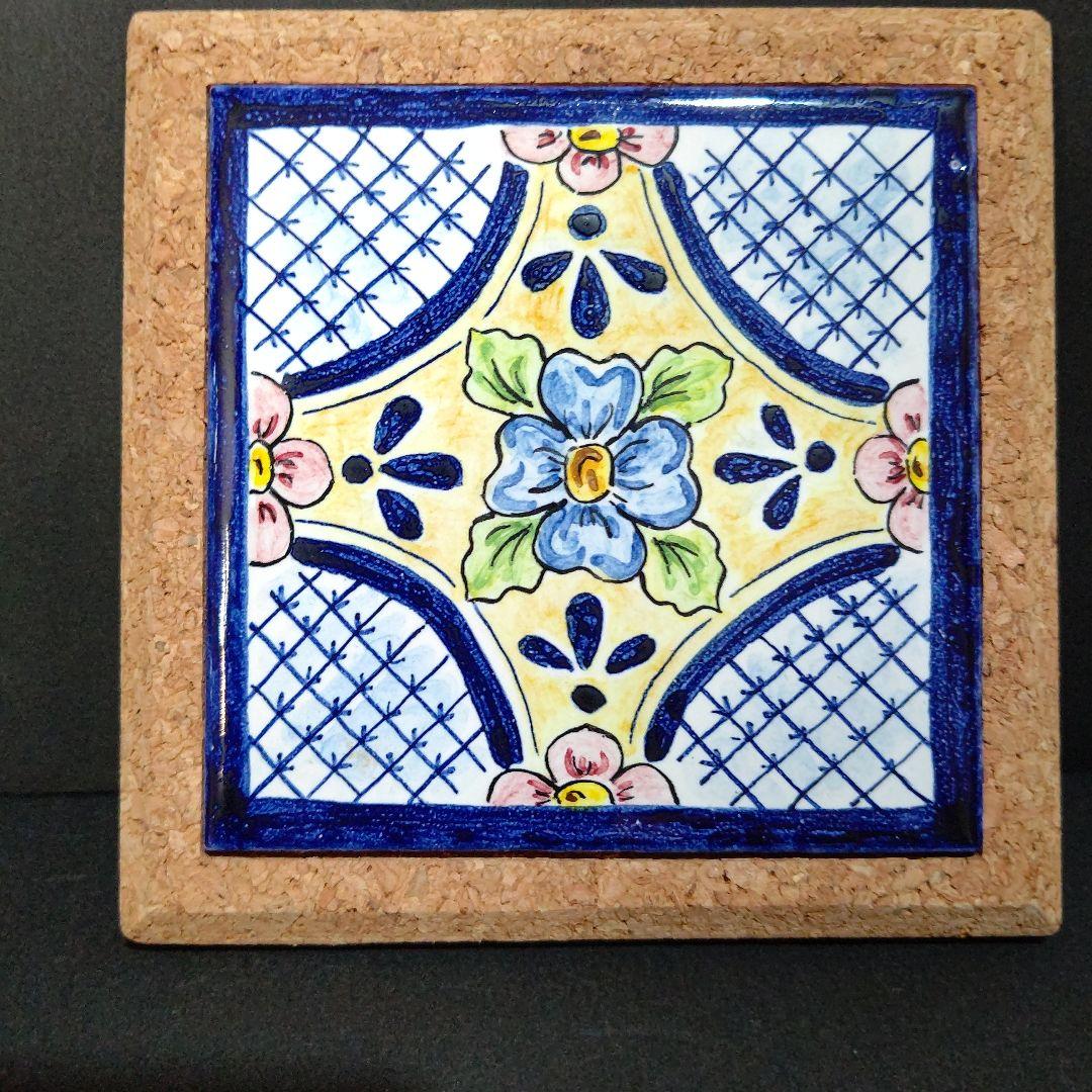 スペイン製陶器　グラナダ焼 ４点セット　未使用品