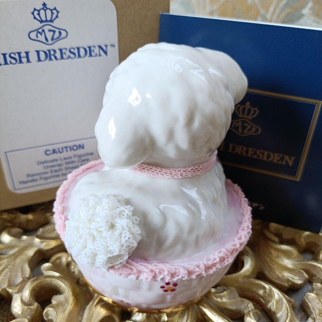 本日お値下げ❗️♥美品！アイリッシュドレスデン♪干支♪犬 　Puppy love