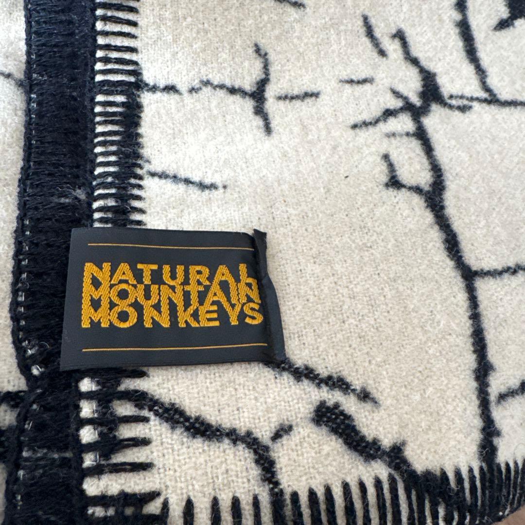 ウールブランケット NATURAL MOUNTAIN MONKEYS